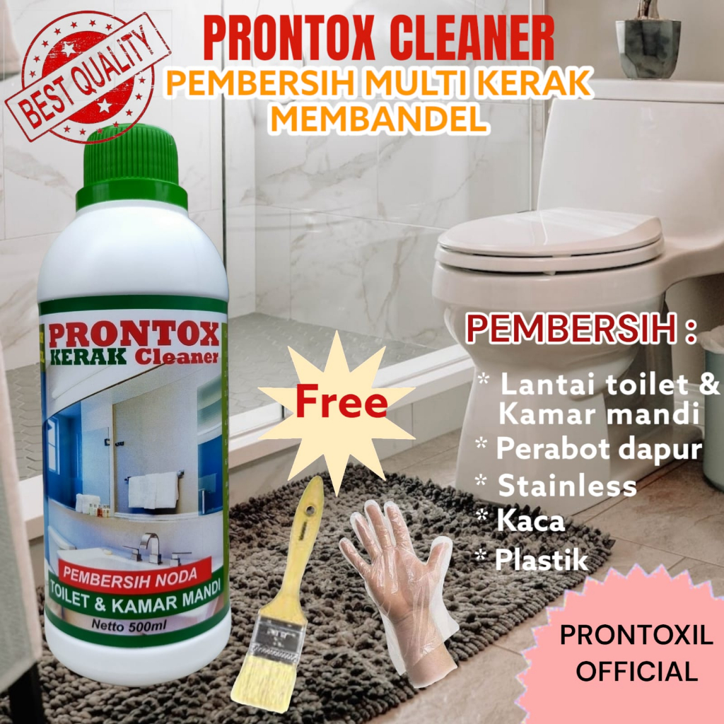 PRONTOX CLEANER Pembersih Closet WC Kamar Mandi Pembersih Kerak yang Menahun Kemasan 500ML