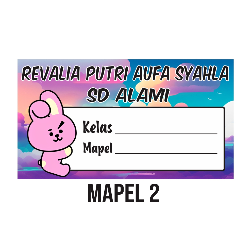 

Sticker Mapel Dengan Berbagai Karakter Isi 20 - Buku Pelajaran Sekolah - Sticker Mata Pelajaran BT 21