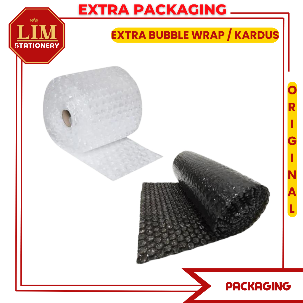 

PACKAGING EXTRA BUBBLE WRAP / KARDUS 100% AMAN
