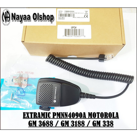 EXTRAMIC RADIO RIG MOTOROLA GM338 GM 3688 PTT MIC MOTOROLA GM 3688 GM 3188