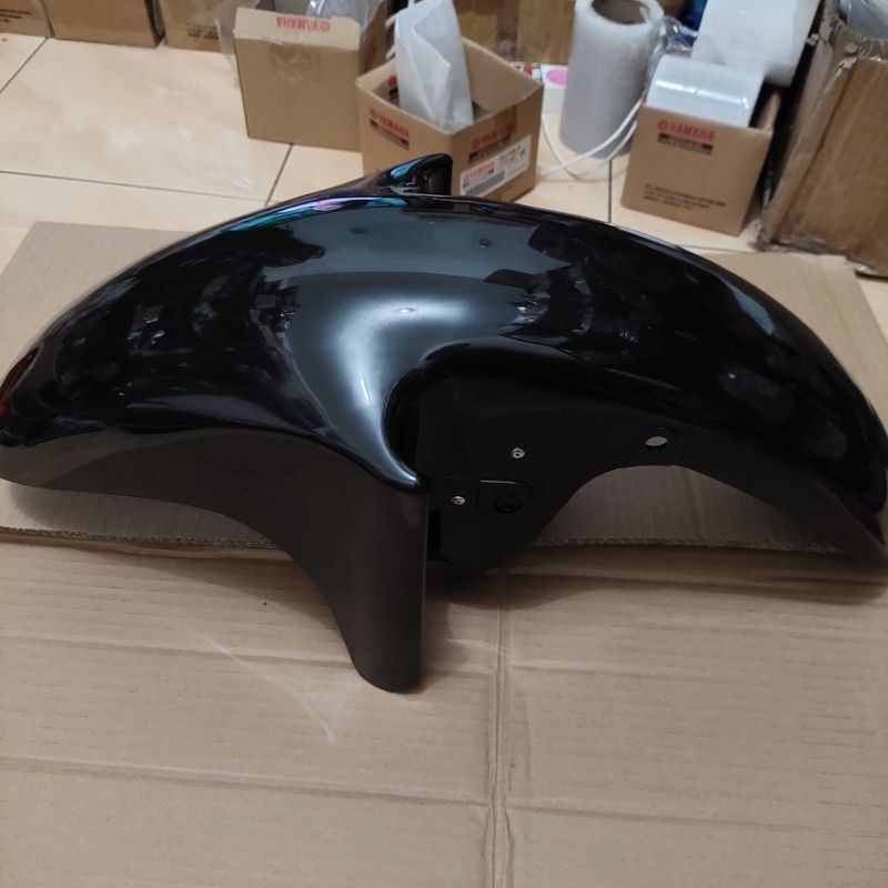 spakbor depan Kawasaki ninja 150 RR original bahan dengan plat besi.