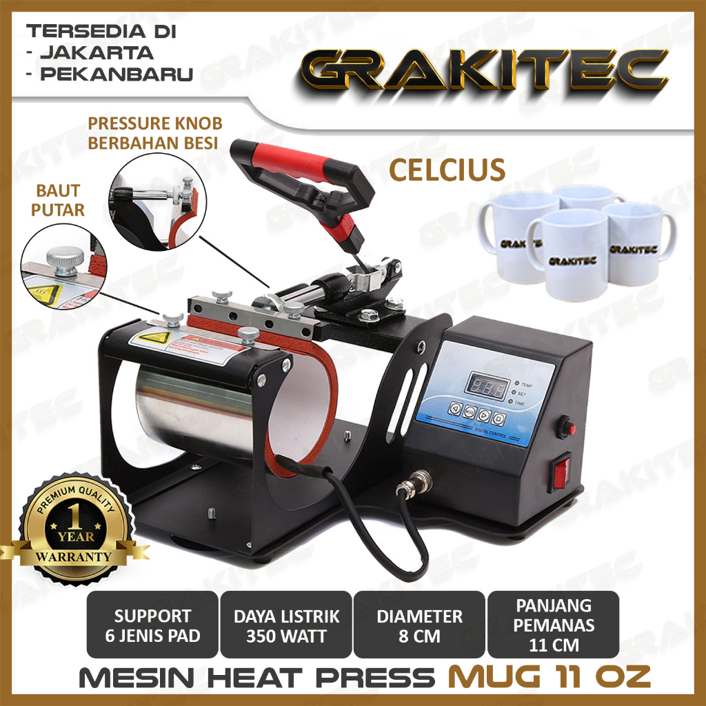 Mesin Press Mug -  Mug Heat Press MACHINE