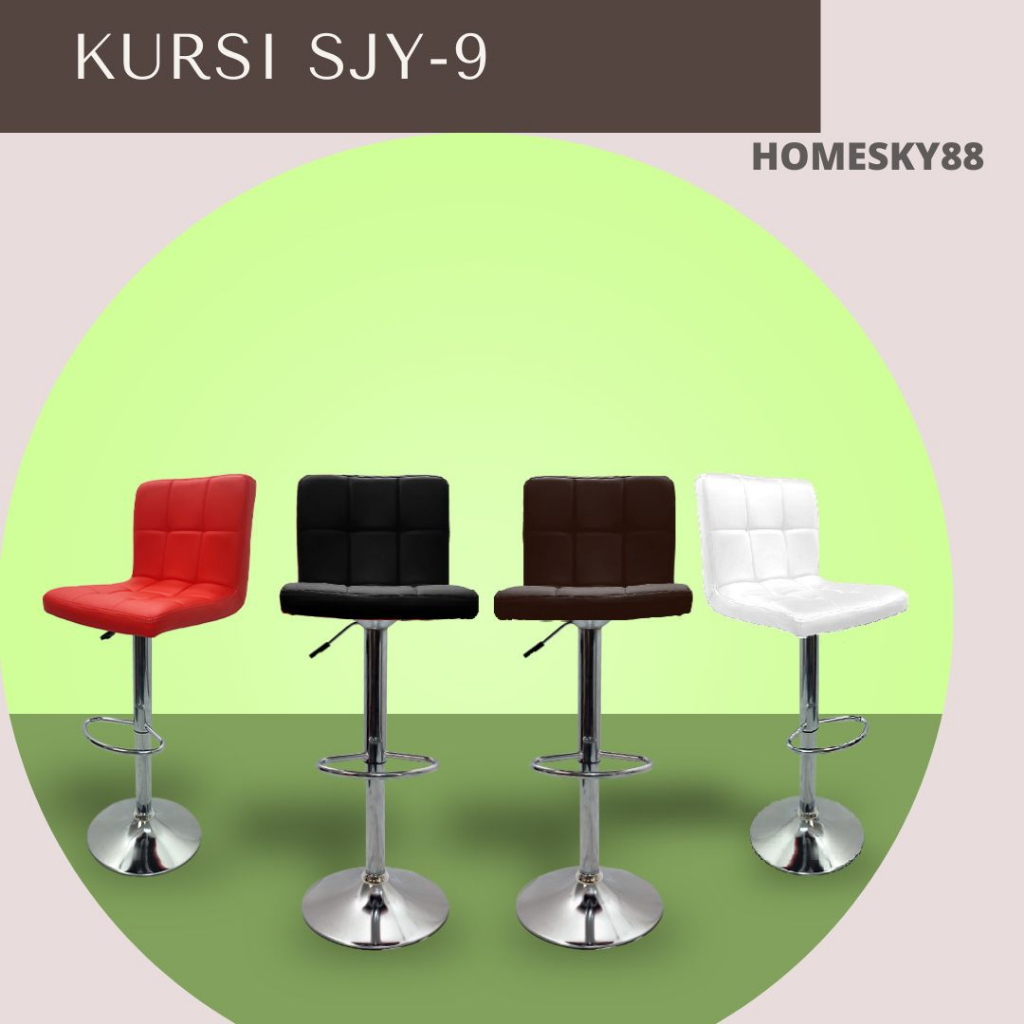 Kursi Bar Modern Dengan Kualitas Terbaik Dan Harga Terjangkau Kursi Bar Bangku Cafe Kitchen Set dengan sandaran kursi bar kursi minibar kursi minimalis Kursi Dapur Minimalis -HS88