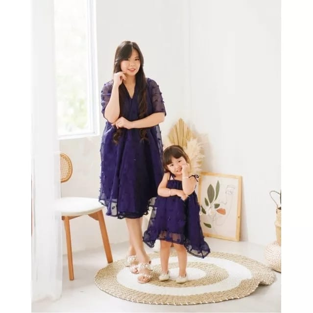 JENNIE RUBIAH KIDS COUPLE MOM DRESS ANAK