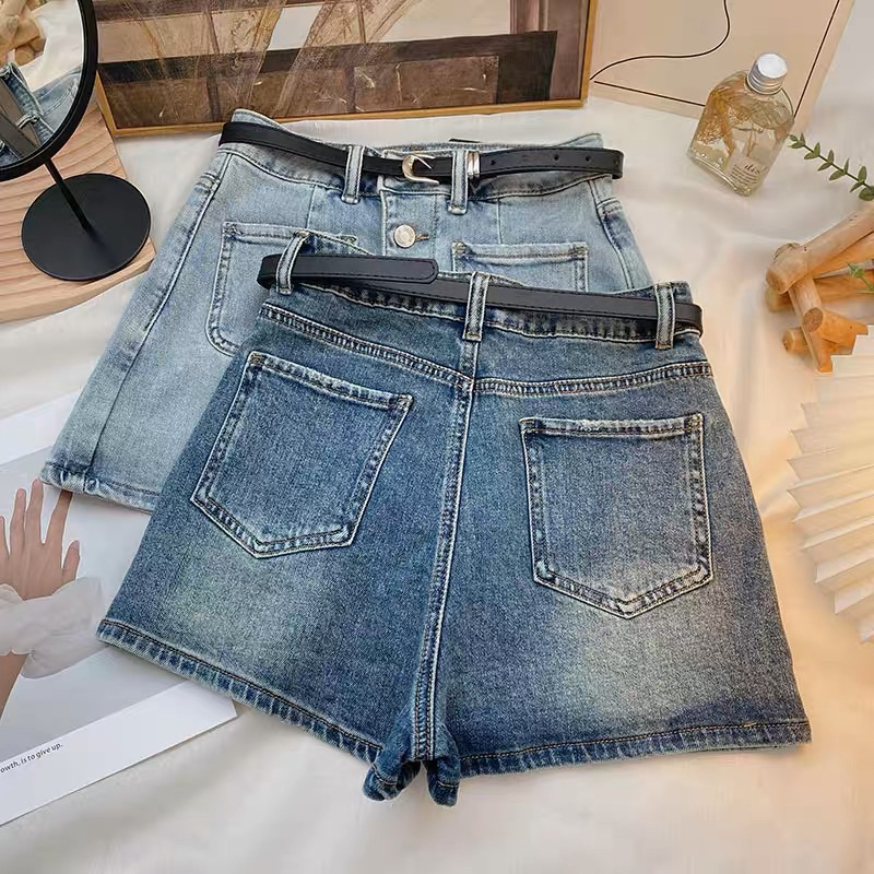 DENIM SKORT JEANS PENDEK CELANA IMPORT WANITA PENDEK MX654