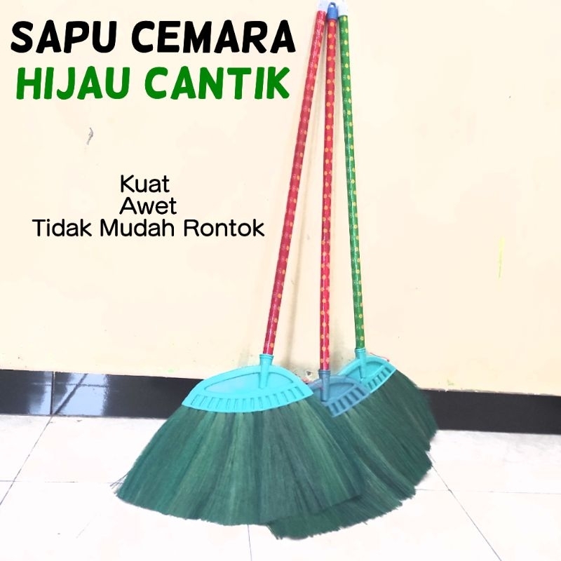 Sapu Lantai Cemara Rayung Hijau Cantik Lakop