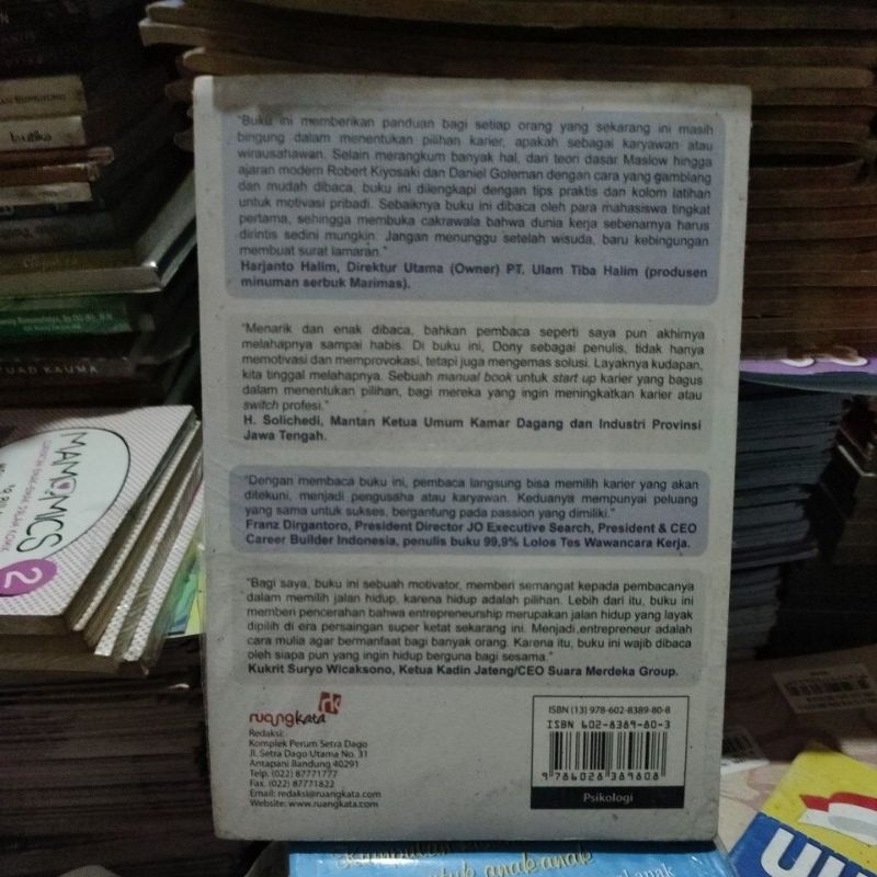 anti nganggur, cara cerdas menjadi karyawan atau wirausahawan. bb4