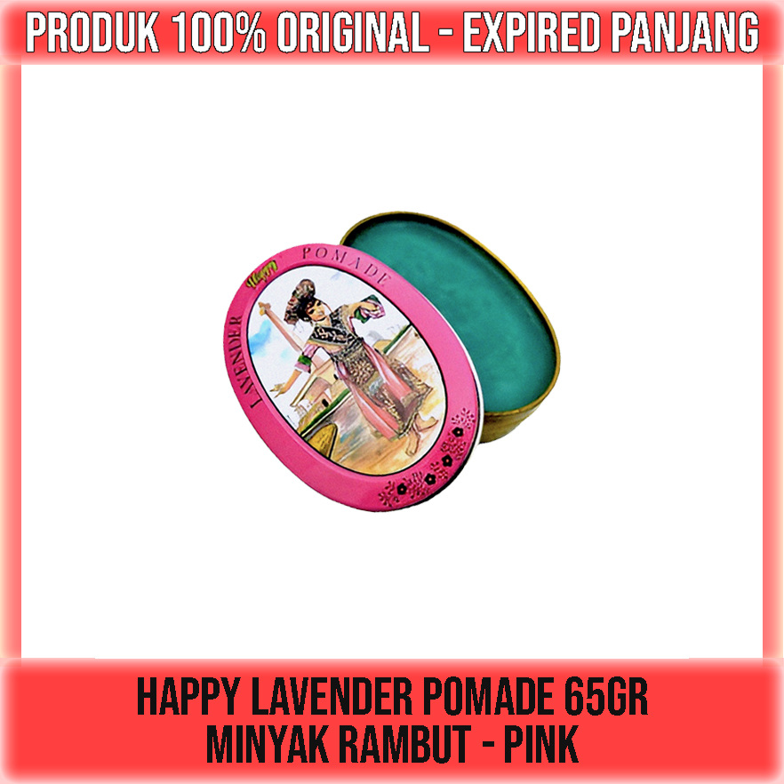 Happy Lavender Pomade 65gr - Minyak Rambut Lavender