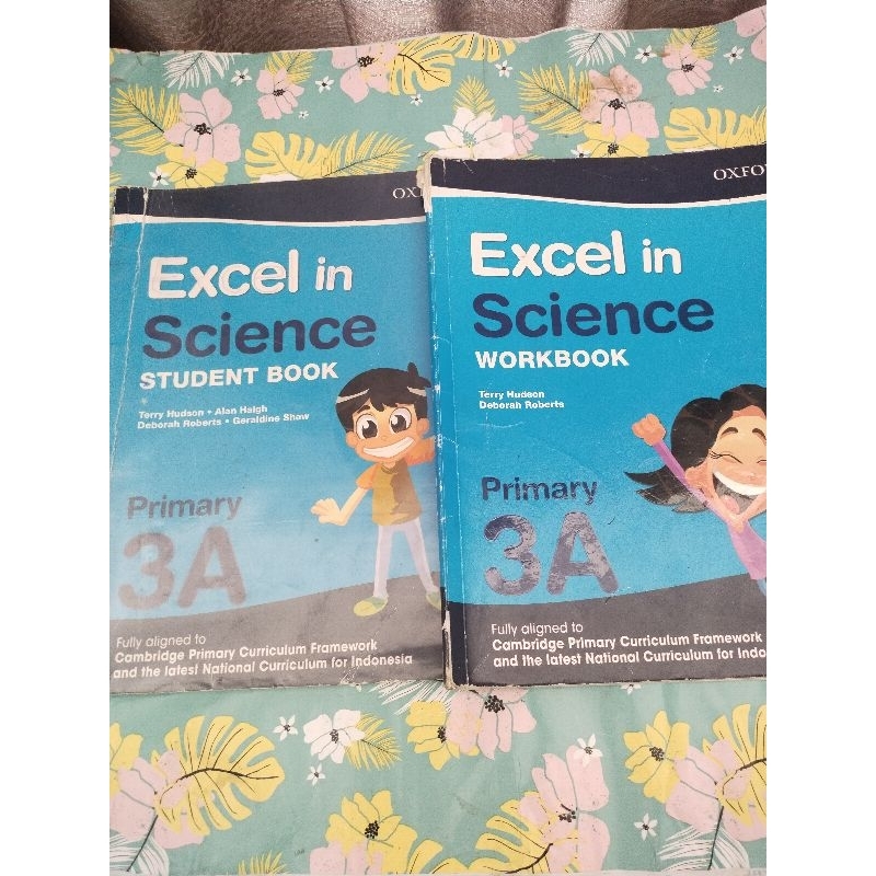 

Excel in Science 3A workbook dan student book Oxford