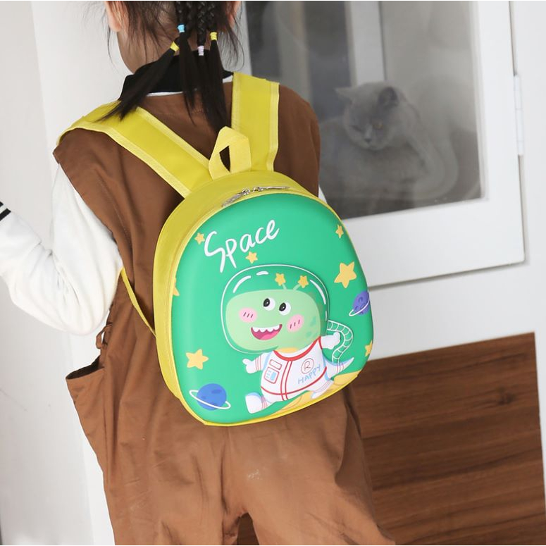 Tas Ransel Sekolah Ngaji PAUD Anak Laki&quot; Perempuan Gambar Dino CB030