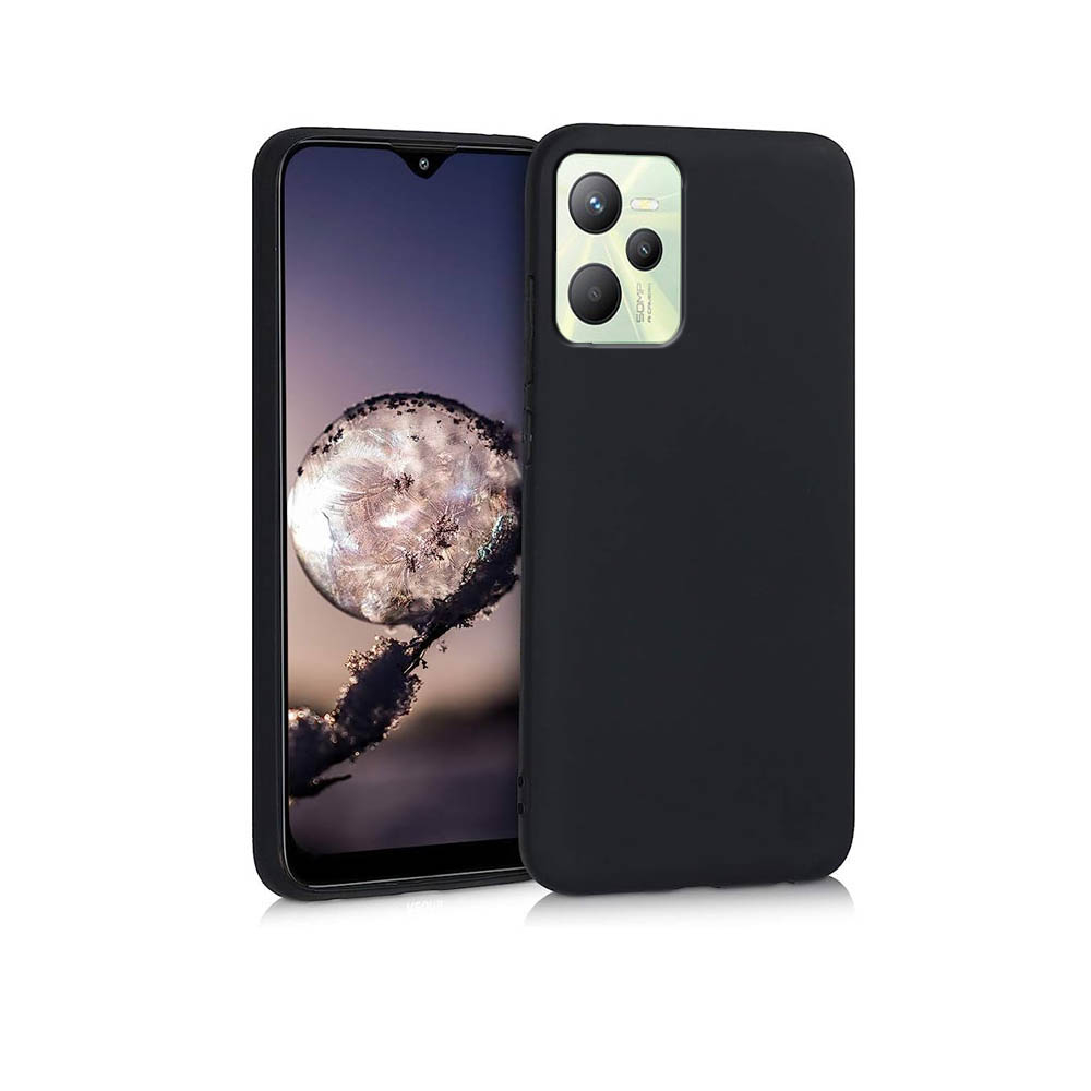 Ultraslim Realme C35 | Soft Case Black Matte - Black