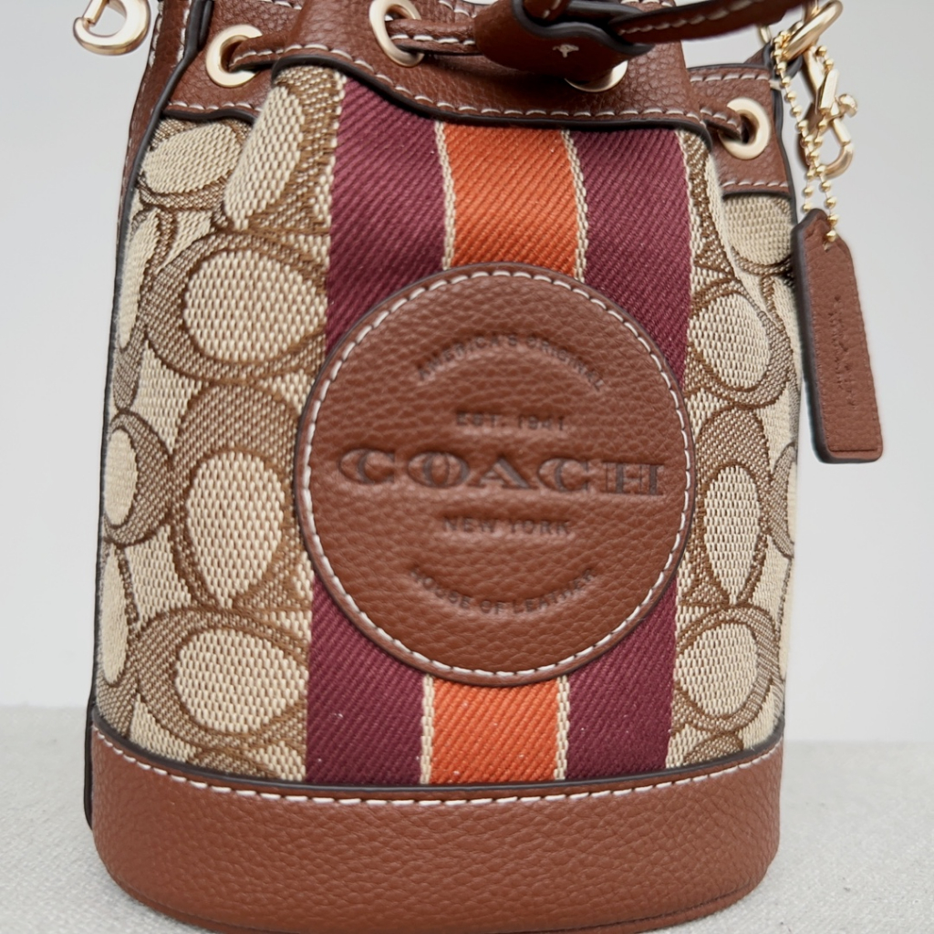 8322 coach Mini DEmpsey Bucket Bag Women Crossbody Sling Handbag