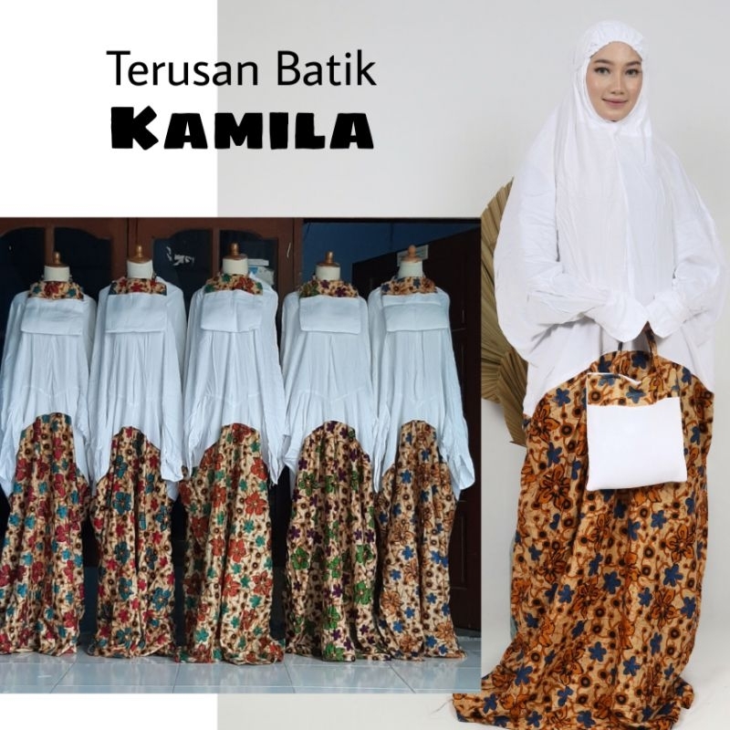 Mukena Terusan Rayon Batik