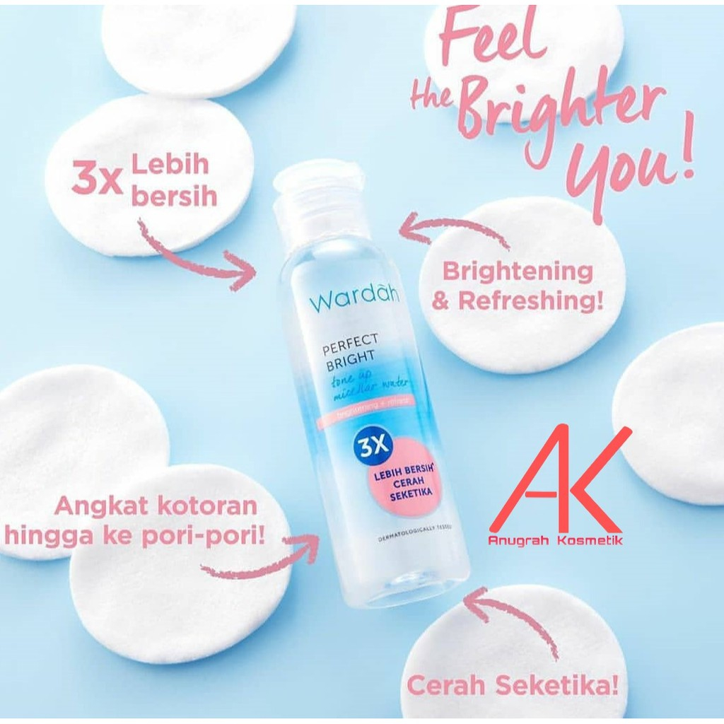 Wardah Perfect Bright Tone Up Micellar Water 100 ml