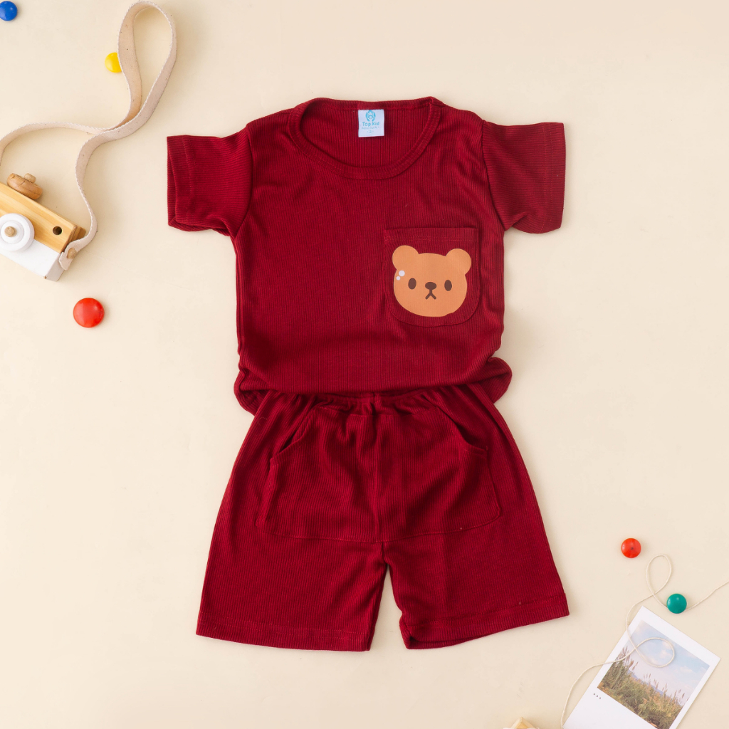 Top Kid Setelan Kaos Knit Anak Laki-Laki 1 - 5 Tahun 030