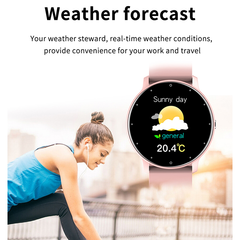 BOZLUN Smartwatch   IP67 Jam tangan anti air Jam tangan wanita Jam tangan digital sport ZL02