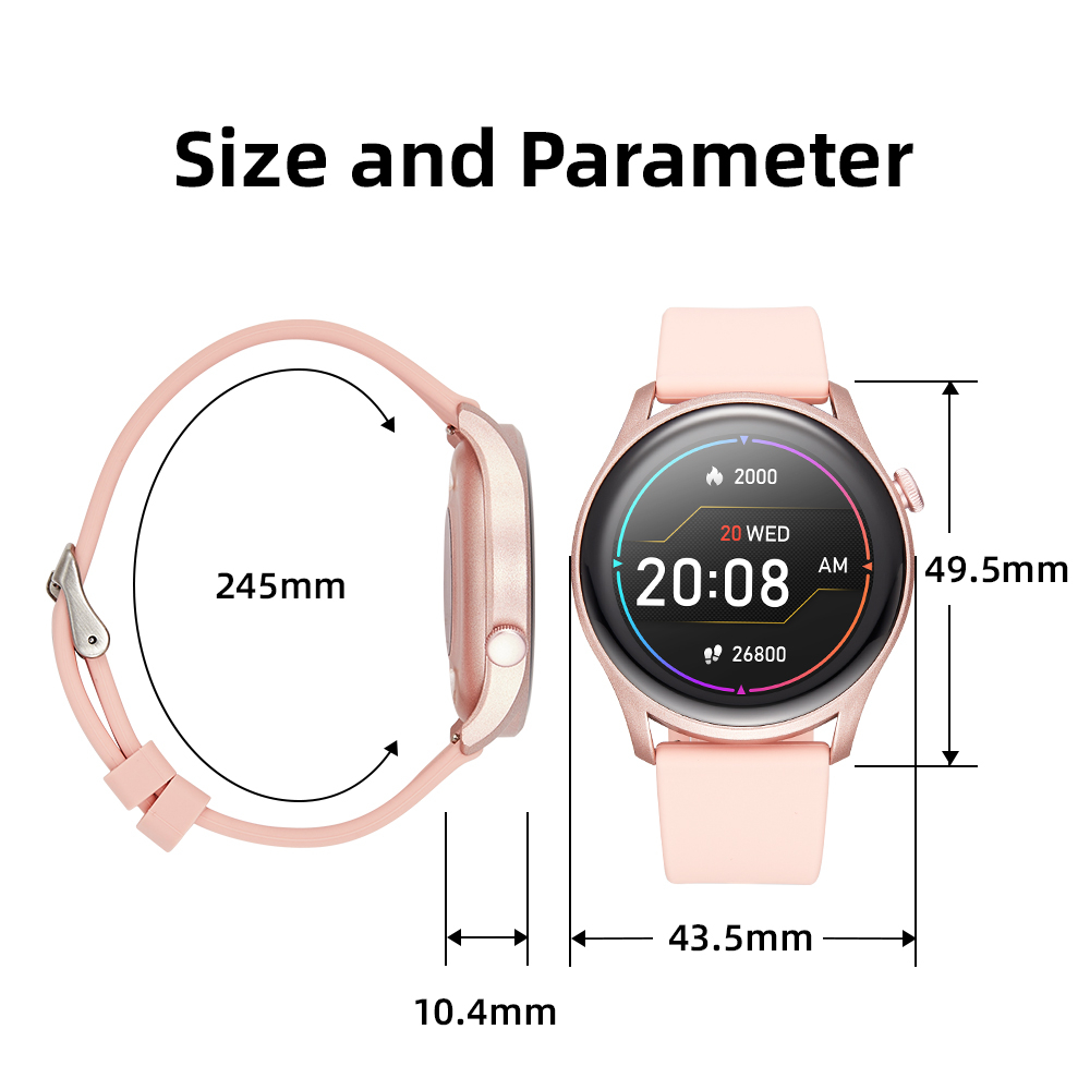 Smartwatch  Digital Bluetooth  wanita Custom Watch Face,20 Sports Mode SPO2-c wallpaper custom Heart Rate blood pressure monitor Wireless charge Kc08