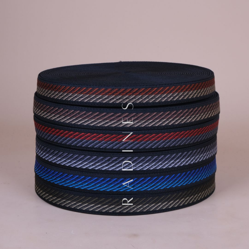 Webbing Bisban 3 Cm POLYESTER / KATUN PREMIUM Tali Sandal Motif JBB