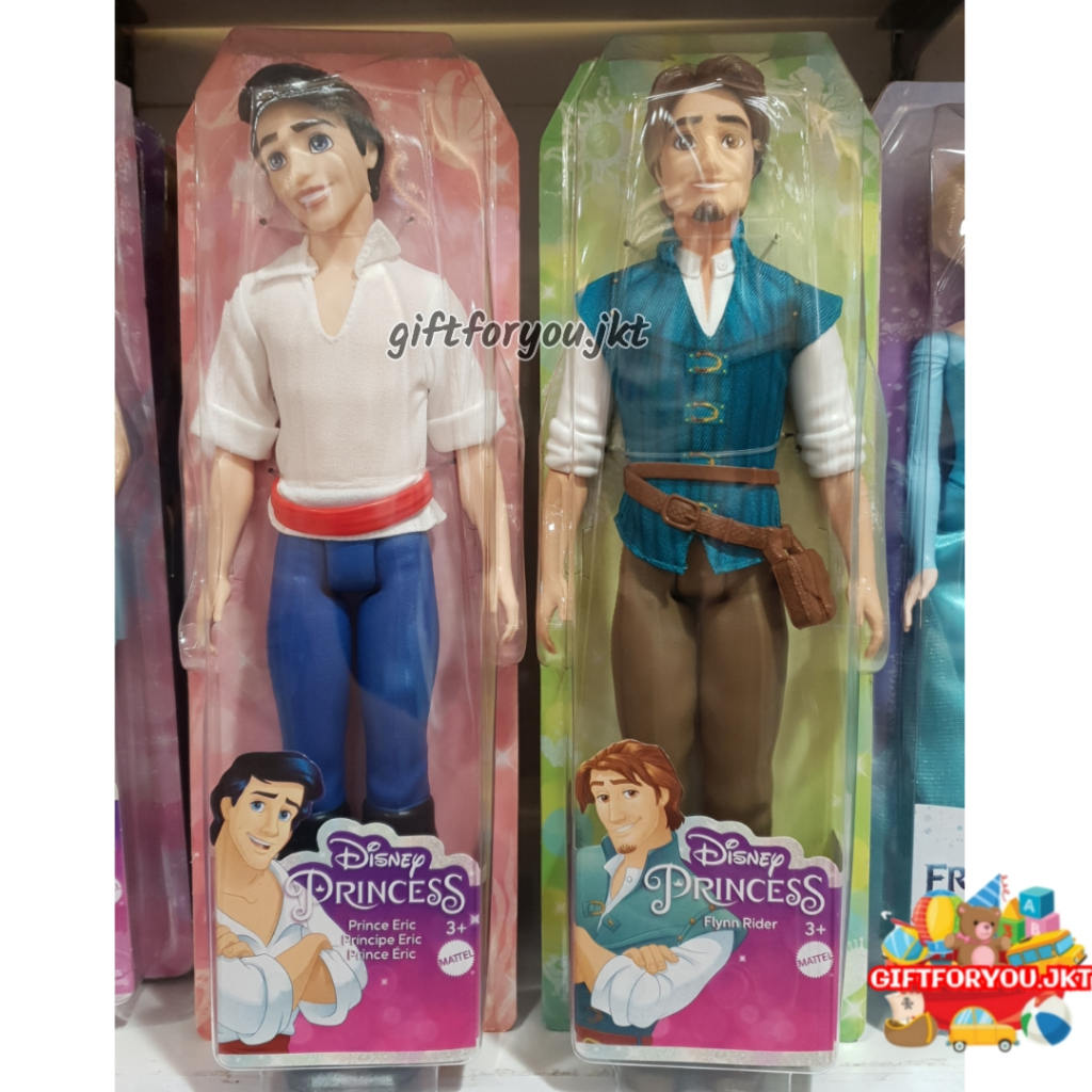 Boneka Disney Prince  Eric Flynn Rider Original Mattel Doll Pangeran Toys