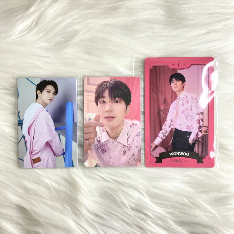 Seventeen Wonwoo Season Greetings 2023 Photocard & Fortune Card pair TC Joshua Caratland 2023 | SG23