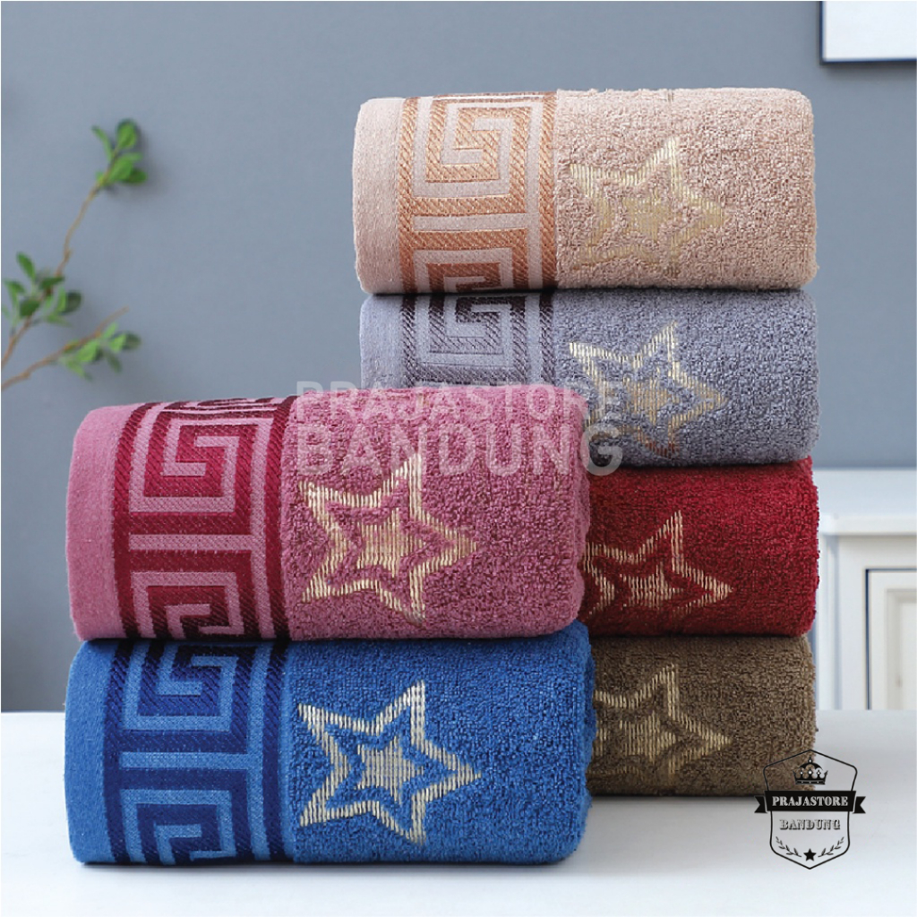 Handuk Mandi Dewasa Jumbo Size 80x160 Motif Star Tebal Lembut Menyerap Air Super Premium Murah Anduk Katun Lebar Halus Pria Wanita Yg Nyerap Dan Serap Ukran Besar Hanuk Cowok Cewek Towel Grosir Cuci Gudang Termurah Terlaris Terbaru Bayar di Tempat COD