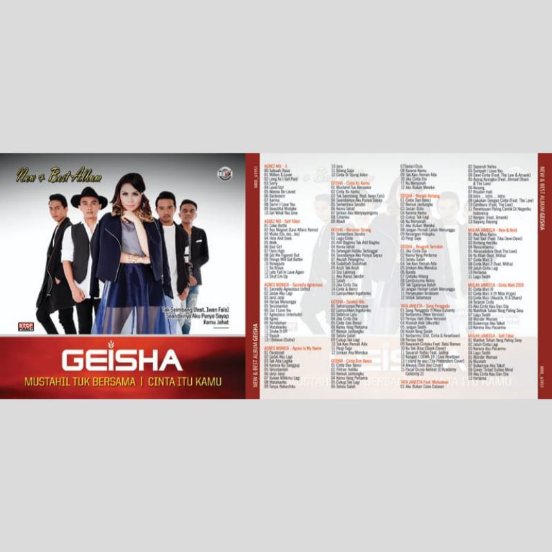 Kaset Mp3 Audio Lagu New & Best Album Geisha