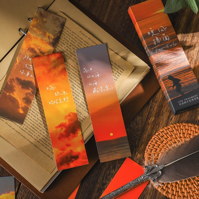 

Imoda 30 Lembar Pembatas Buku / Kartu Ucapan Desain Best Wishes Kreatif Untuk Hadiah / Kantor