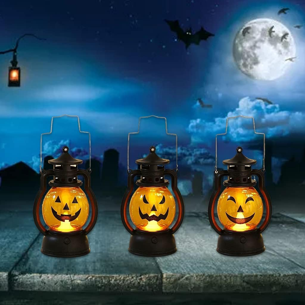 Lampu  LED Dekorasi Pesta Halloween Lampion Lentera Perayaan Hari Raya Prank Trick or Treat