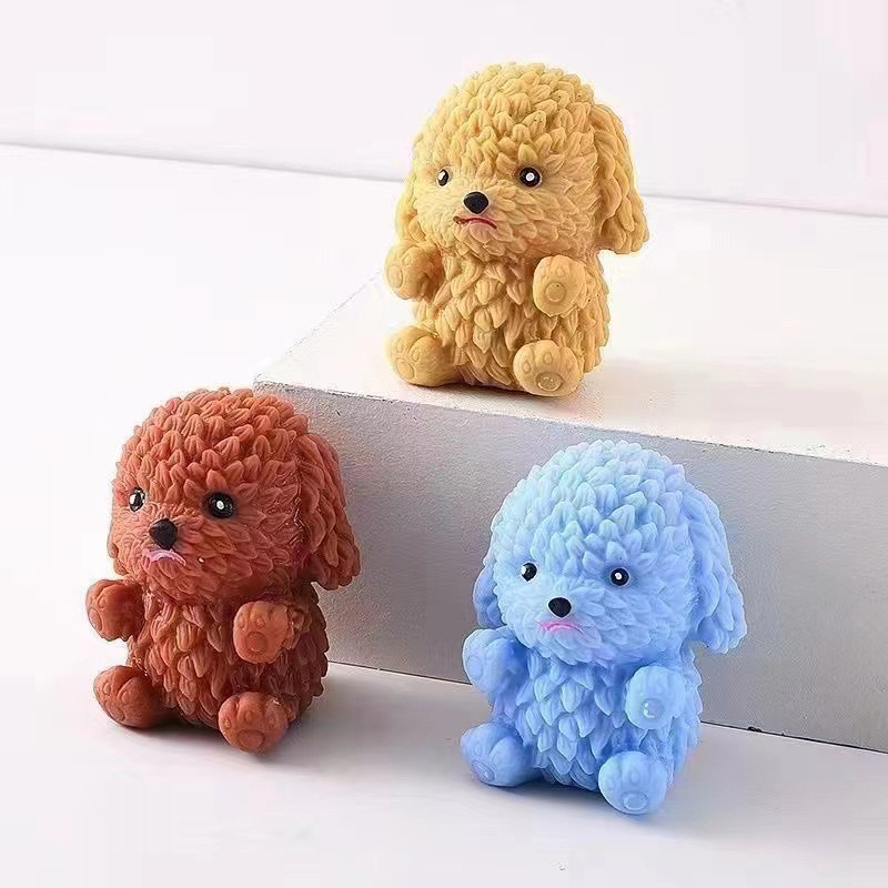 BOSS- Mainan Squishy Doggy Poodle Mainan Squishy Pencet Anti Stress