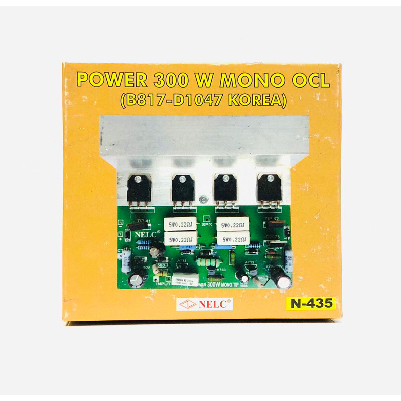 Kit Power Amplifier OCL 300 Watt MONO NELC