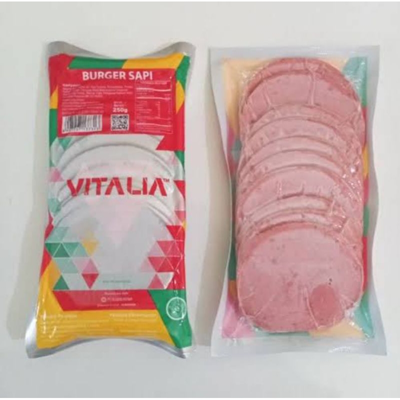 

Vitalia Burger Sapi Isi 10 pcs & 20 pcs