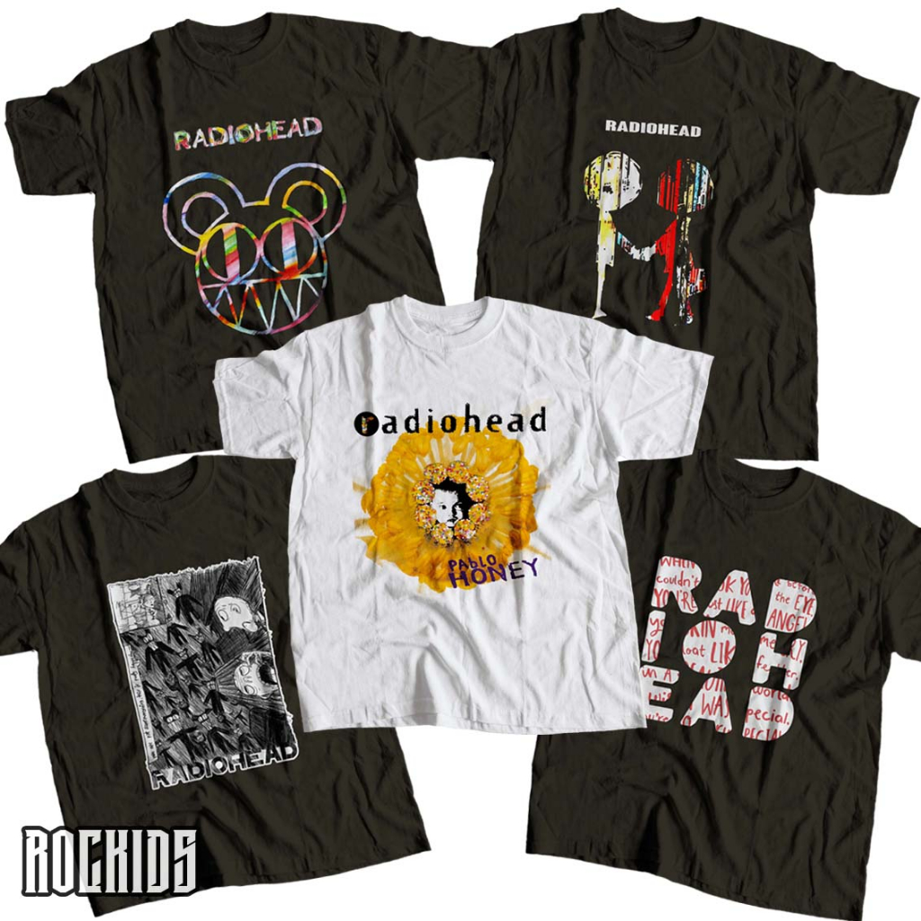 ROCKIDS - RADIOHEAD - TSHIRT - TEES - KIDSWEAR - KAOS BAND - KAOS BAND RADIOHEAD - KAOS RADIOHEAD - 