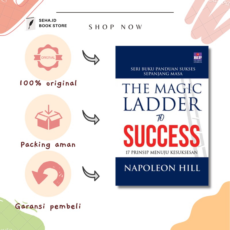 Buku The Magic Ladder To Success - Napoleon Hill