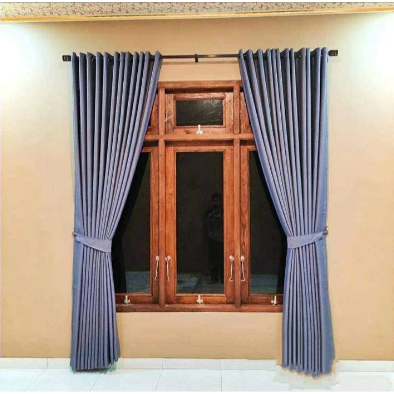 BLACKOUT POLOS IMPORT TEBAL 5 VARIAN ABU GOLD MERAH COKLAT MOCAA 12 LOBANG//GORDEN POLOS TEBAL