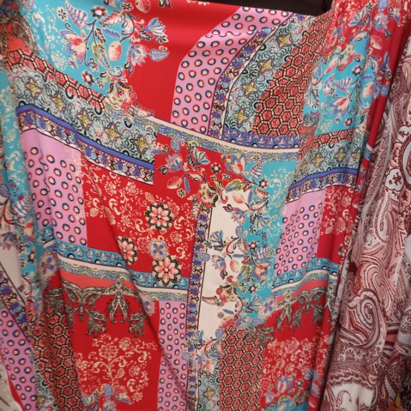 kain zara crep / kain bahan / kain zara / zara motif