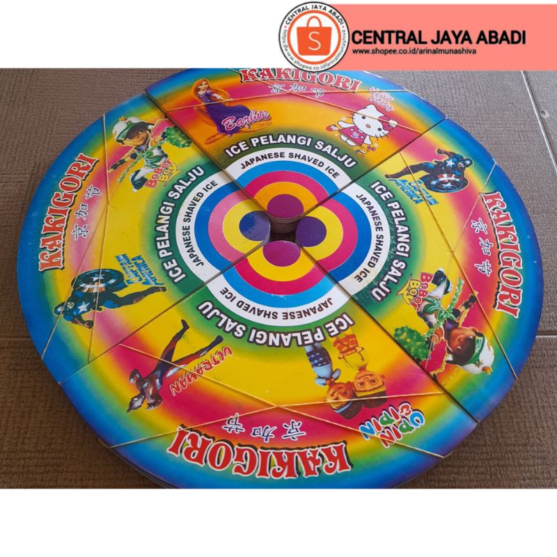 

200 LEMBAR KERTAS ES SALJU VIRAL | BUNGKUS KERTAS ES PELANGI PRODUK TERBARU | KEMASAN ES KAKIGORI BAHAN IVORY PUTIH HIGH QUALITY | CONTONG ES SERUT | ARINA SHIVA GROUP 250