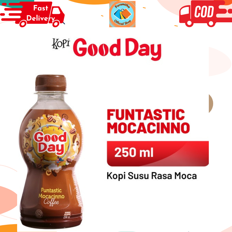

Good Day Funtastic Mocacinno Kopi Ready To Drink 250 ml Satuan