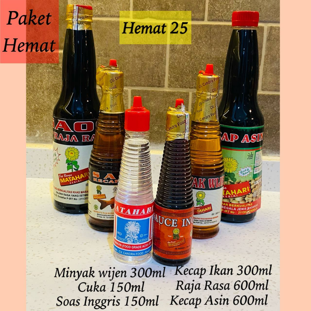 

PAKET HEMAT 25 | HALAL | CAP BUNGA MATAHARI