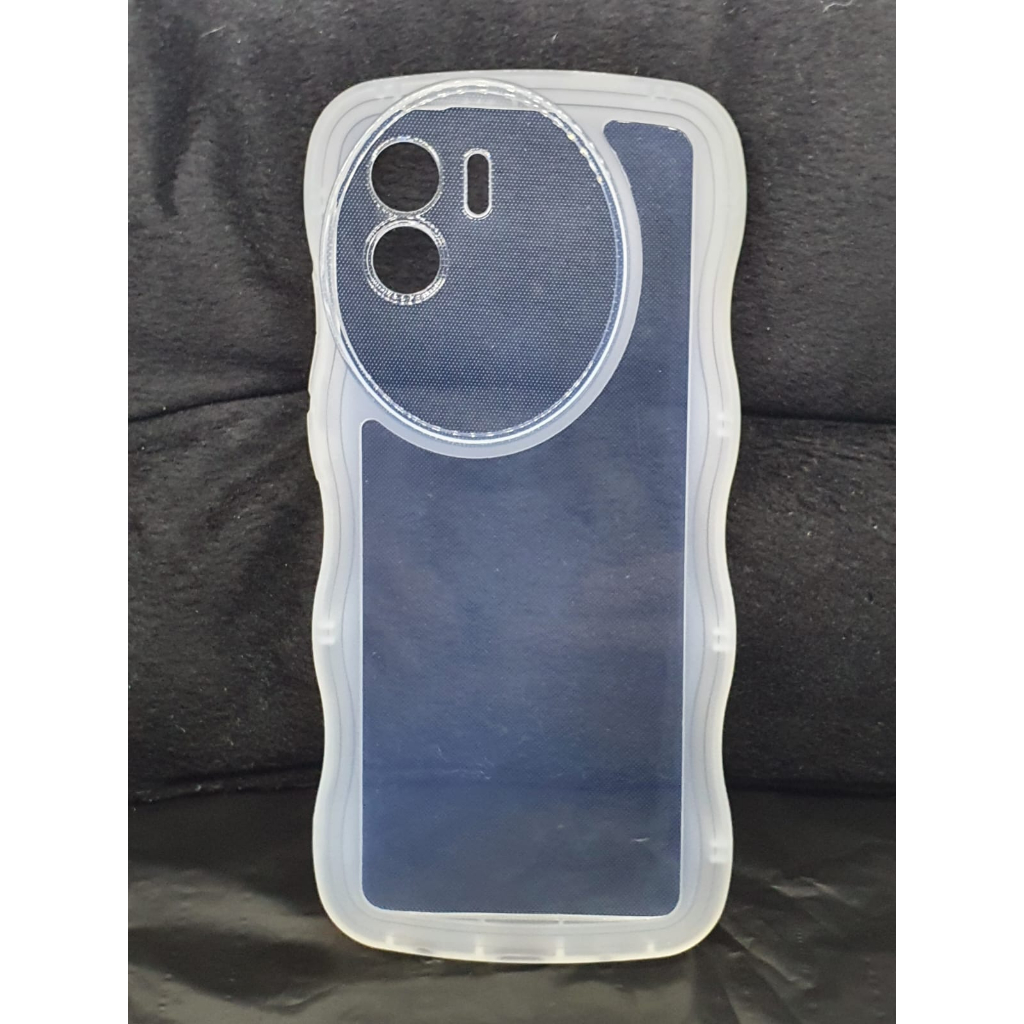 SOFTCASE GELOMBANG CLEAR CASE BENING REDMI A1 / A2