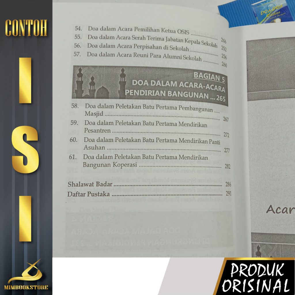 Buku - Doa-doa Pilihan untuk Acara dan Perayaan - Dr. KH. U. Saefullah, M.M.Pd - Dadang Sobar, S. Ag. - Penerbit Pustaka Setia - Mimbookstore