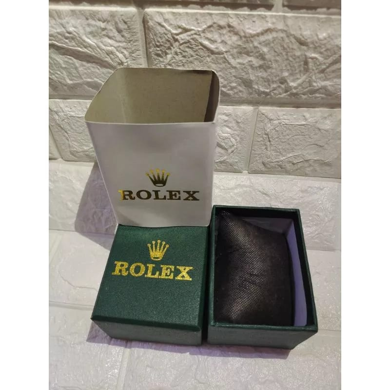 BOX ORIGINAL ROLEX BAHAN TEBAL BOX ROLEX HIJAU