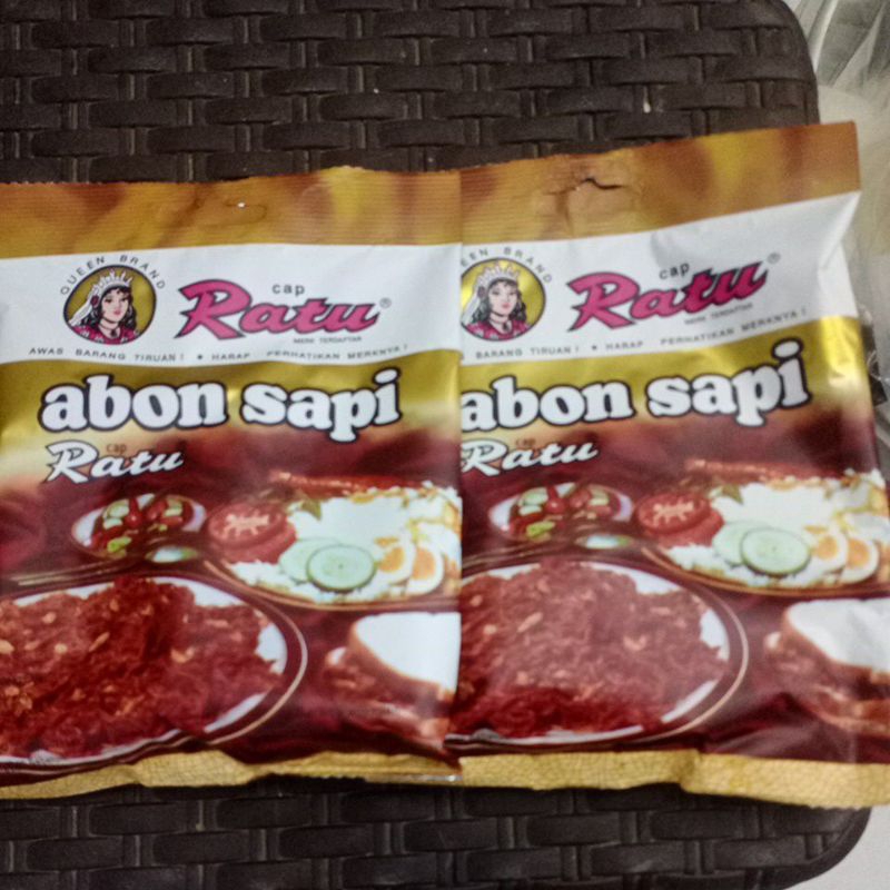 Abon sapi cap ratu/Abon sapi ratu/Abon ratu/abon sapi