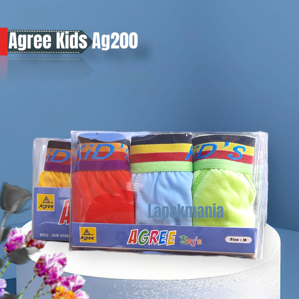 CD AGREE BOYS AG200 Mika/ Celana Dalam Anak LAki Karet Boxer