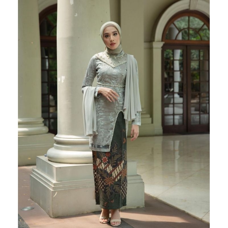 SET COUPLE HANA SAGE - KEBAYA TERBARU KEBAYA MODERN KEBAYA WISUDA KEBAYA LAMARAN KEBAYA TUNANGAN