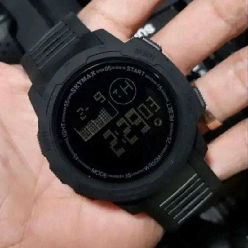 Jam Tangan Skymax 2021 Waterproof Tali Rubber Jam Tangan Pria Digital Tahan Air
