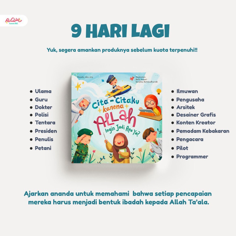 

CITA-CITAKU KARENA ALLAH