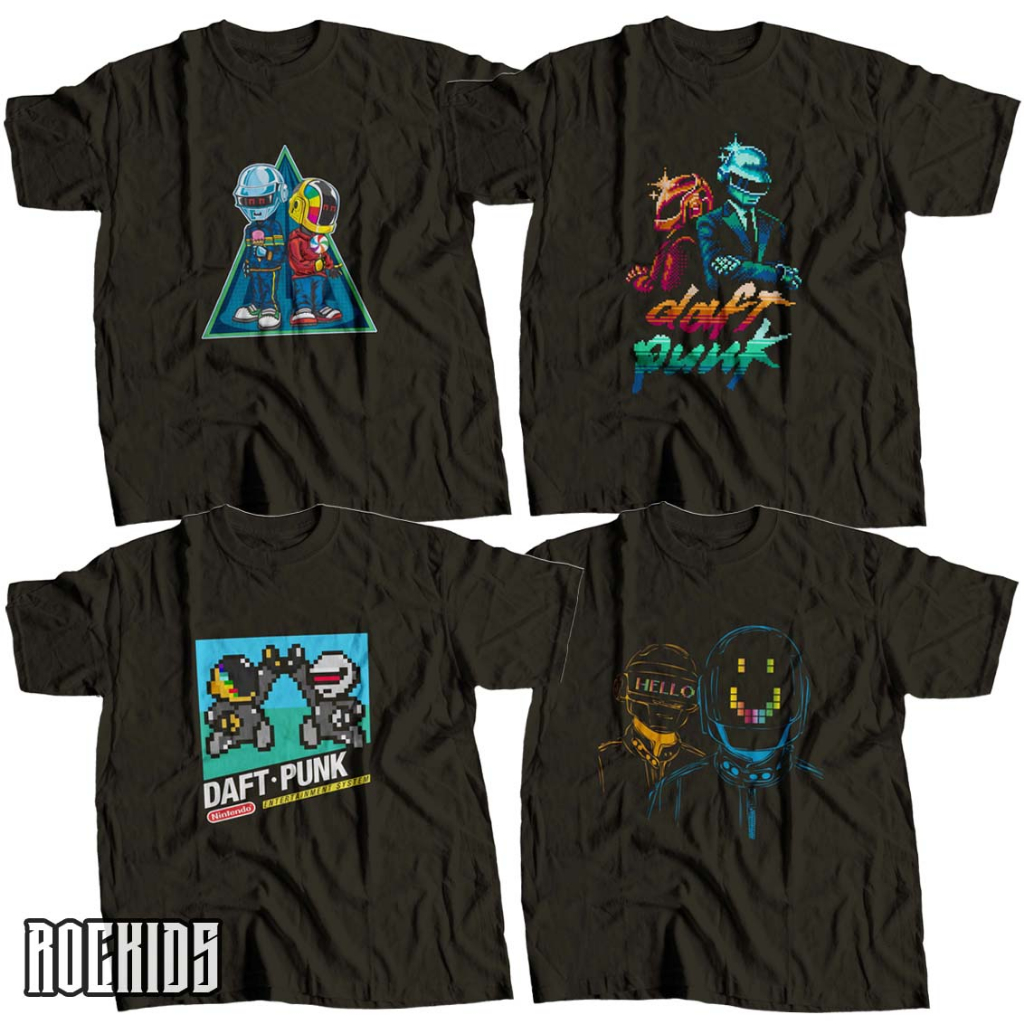 ROCKIDS - DAFT PUNK - TSHIRT - TEES - KIDSWEAR - KAOS DAFT PUNK - TSHIRT DAFT PUNK - TEES DAFT PUNK 