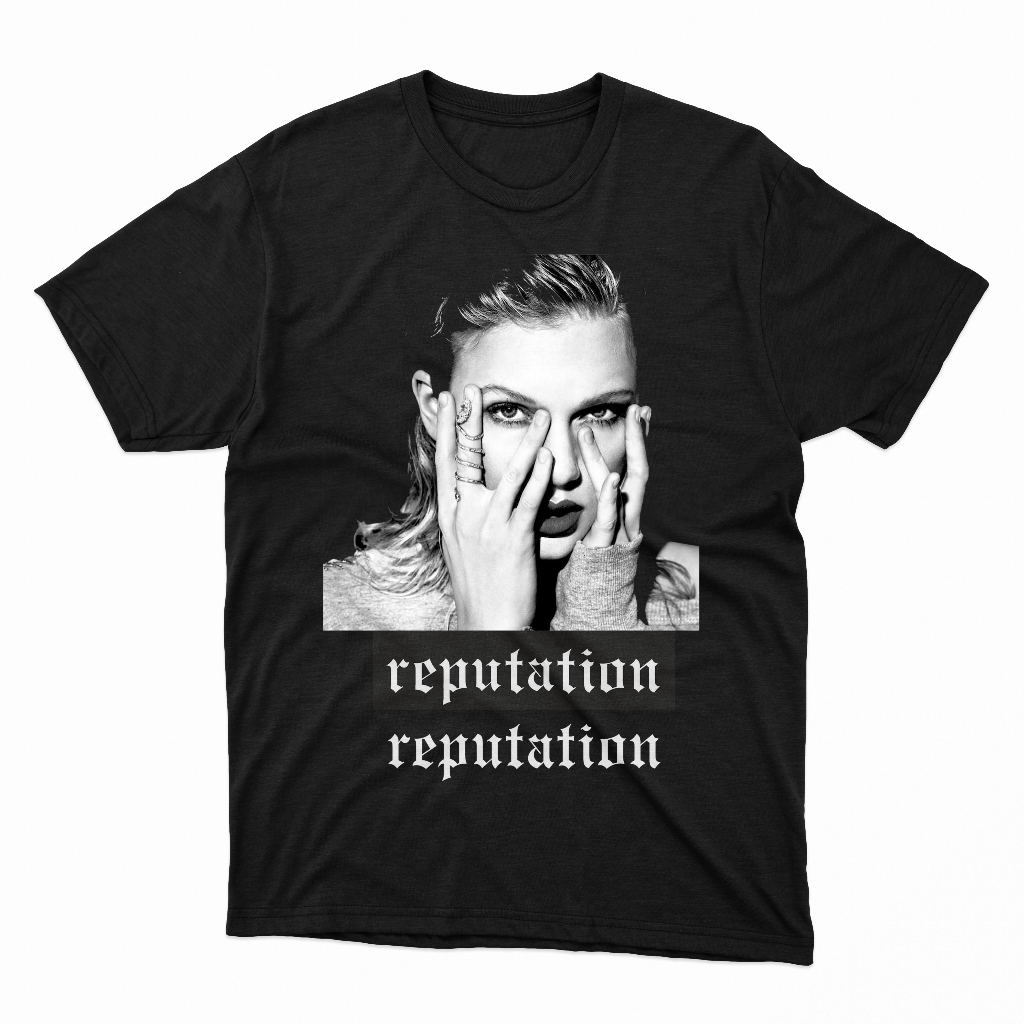 BAJU KAOS Taylor Swift Merch The Reputation Close Up T-Shirt