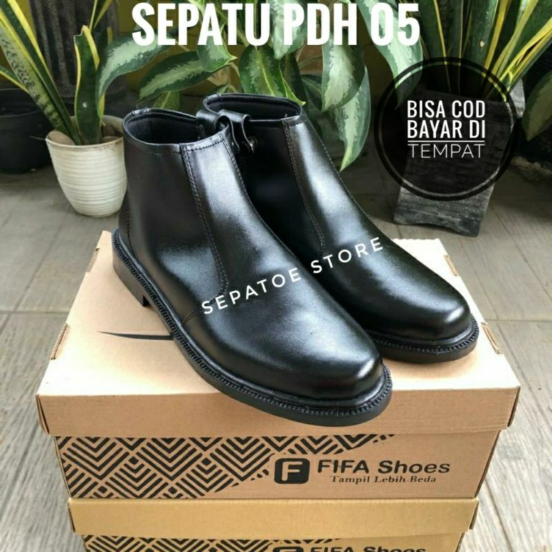 TERMURAH SEPATU PDH TNI POLRI SATPAM SECURITY SATPOL PP DISHUB 05 DOFF