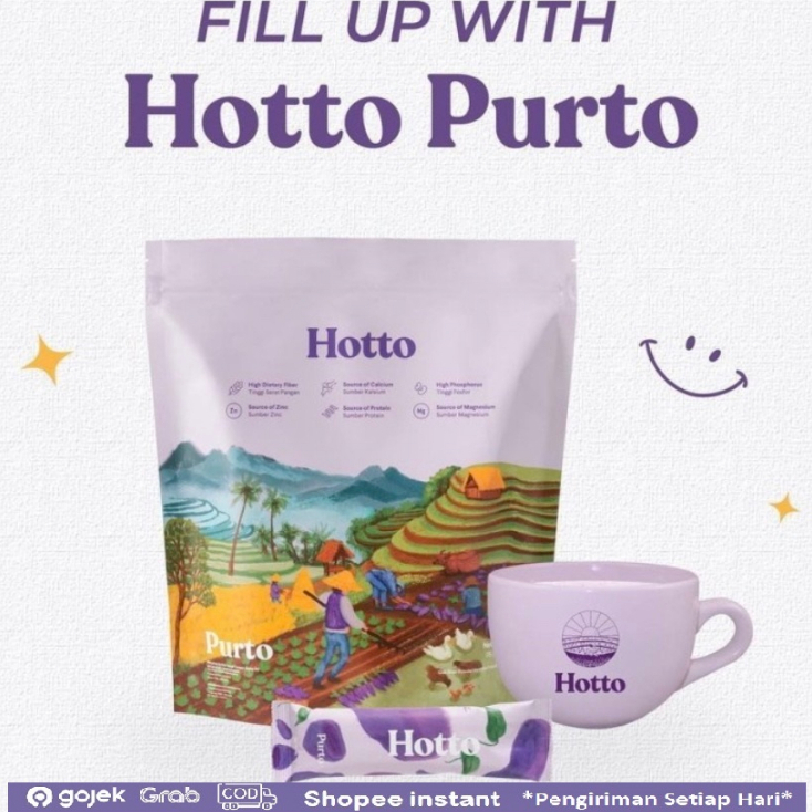 

1 POUCH Hotto Purto Multigrain With Purple Potato isi 16 Sachet